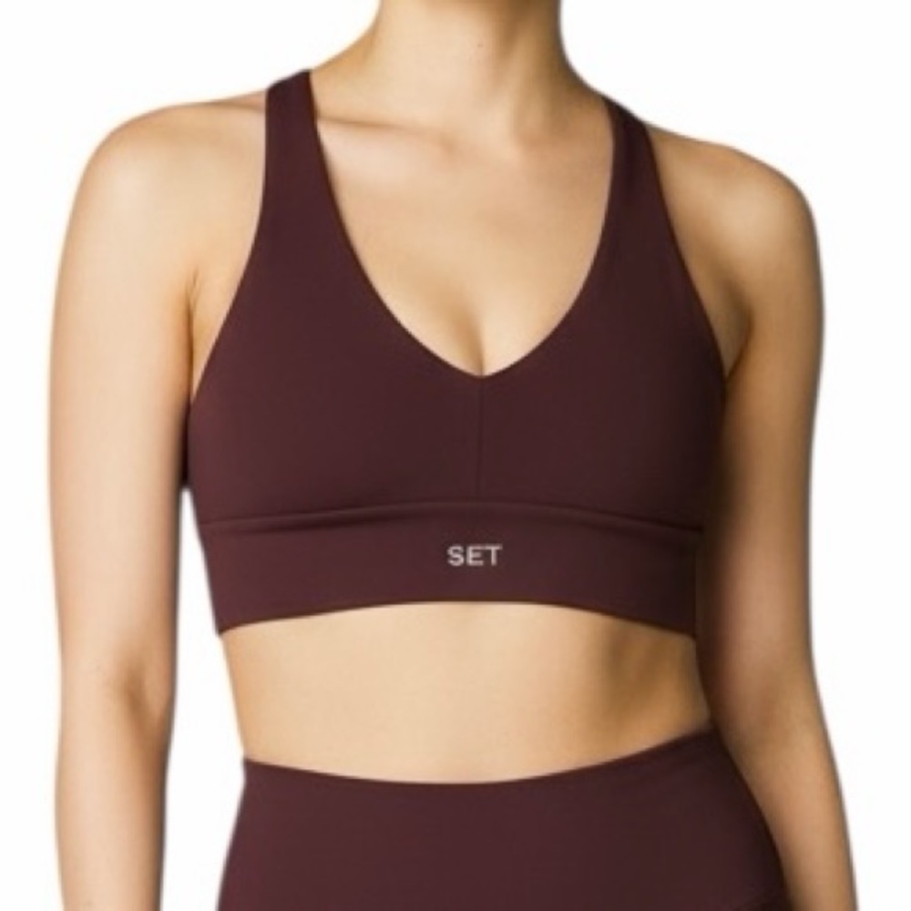 NWOT SET Active Tank Top Activewear Woman's sz S Brown Sports Racer-back